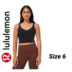 Lululemon Black Align Tank Top size 6